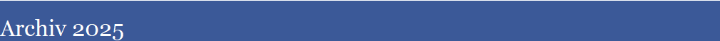 Archiv 2025