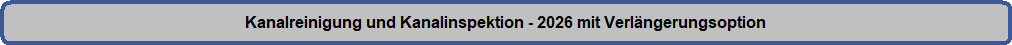 Kanalreinigung und Inspektion